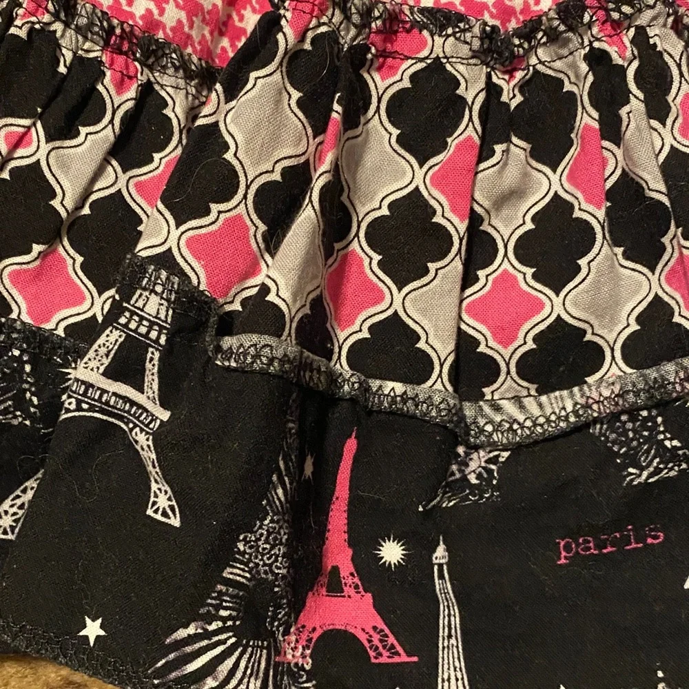 OshKosh B'gosh Denim Overall Dress with Paris Skirt toddler Med